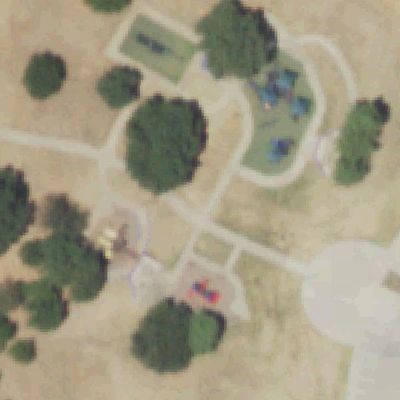 Aerial view of Memorial Park
