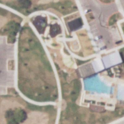 Aerial photo of Meridian Amenity Center