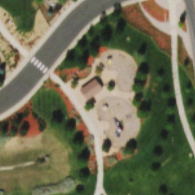 Aerial photo of Meridian Village Playground - Estates