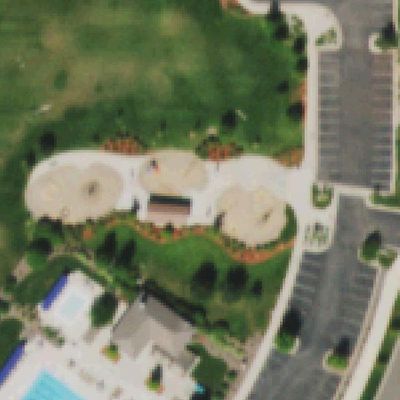 Aerial photo of Meridian Village Playground - Hillside