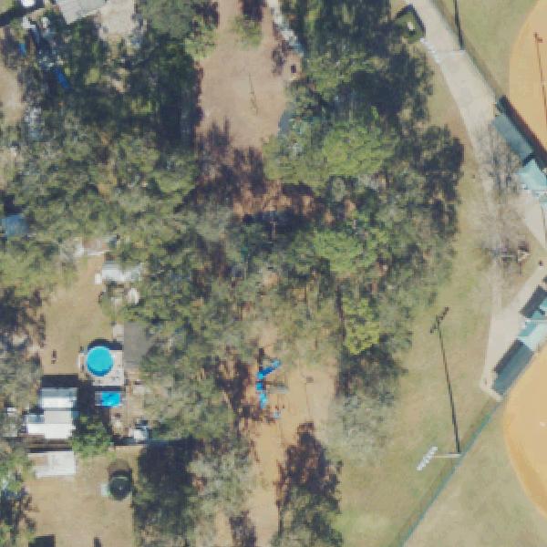 Aerial view of Merill Park Kids Playground