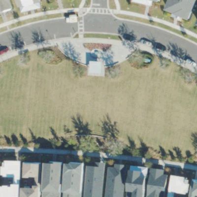 Aerial view of Merit Park