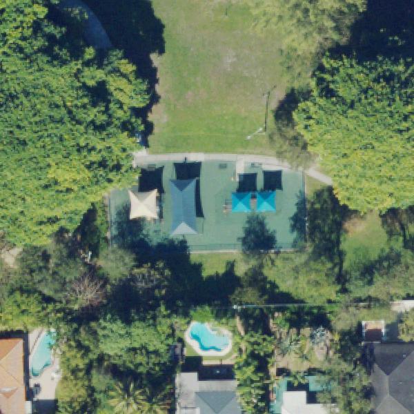 Aerial view of Merrie Christmas Park