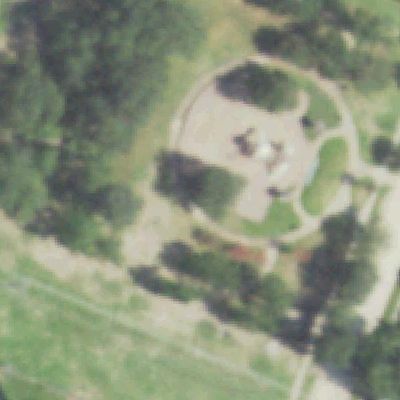 Aerial photo of Mesquite Park