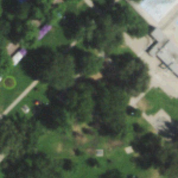 Aerial photo of Mestizo-Curtis Park