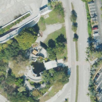 Aerial view of Miami Friends of the Japanese Garden