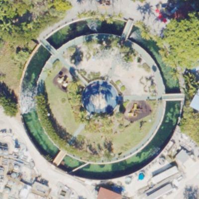 Aerial view of Miami Seaquarium