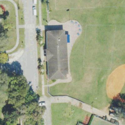 Aerial view of Miami Shores Recreation Department