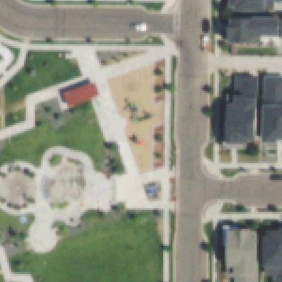 Aerial photo of Midtown Home Plate Park