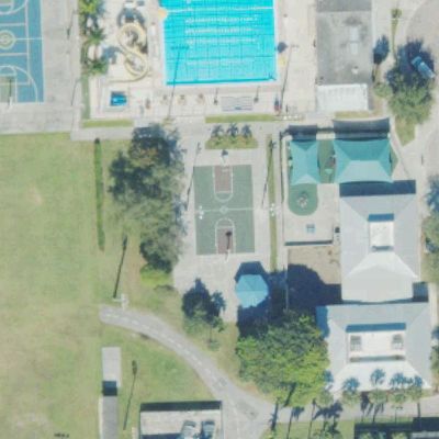 Aerial view of Milander Park
