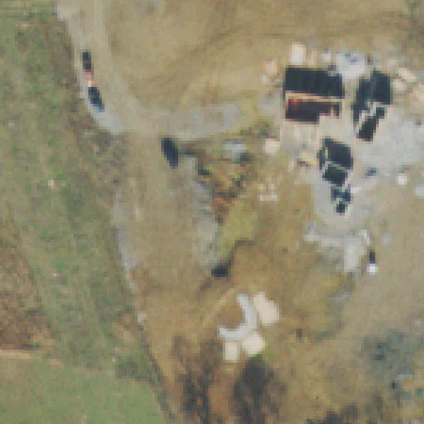 Aerial photo of Mill Ridge Park Playground