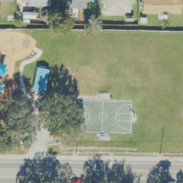 Aerial view of Mill Run Park