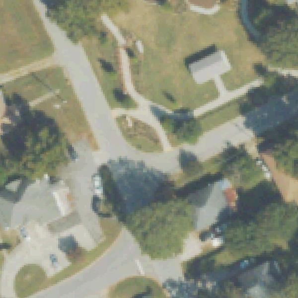 Aerial view of Mill Village Park