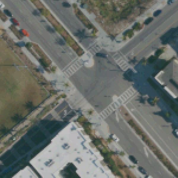 Aerial view of Millenia Park