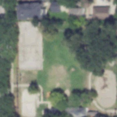 Aerial photo of Milroy Park