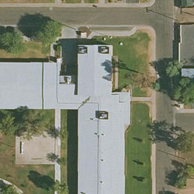 Aerial view of Mitchell Park