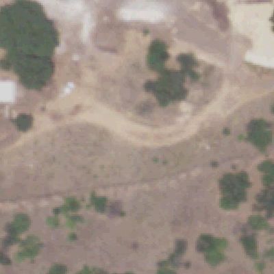 Aerial photo of Mitchell's Landing Playground