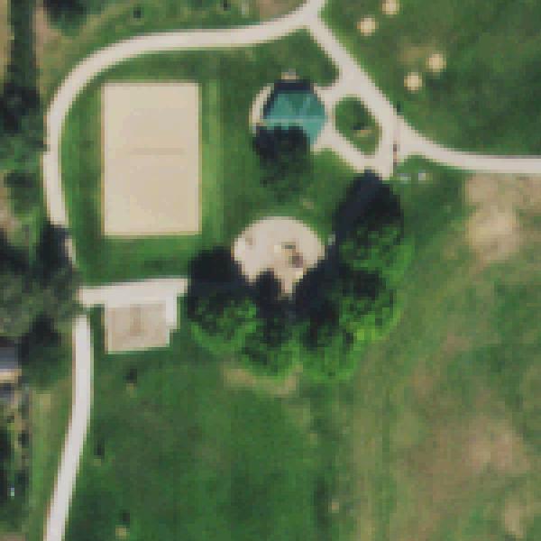 Aerial photo of Molholm Park