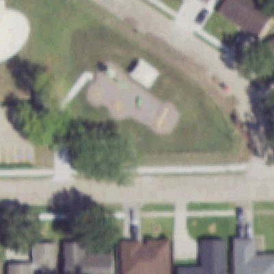 Aerial photo of Monarch Park