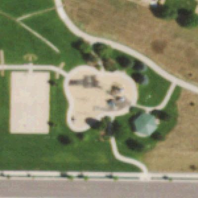 Aerial photo of Monkey bar park