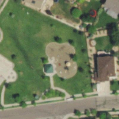 Aerial photo of Monkey Park