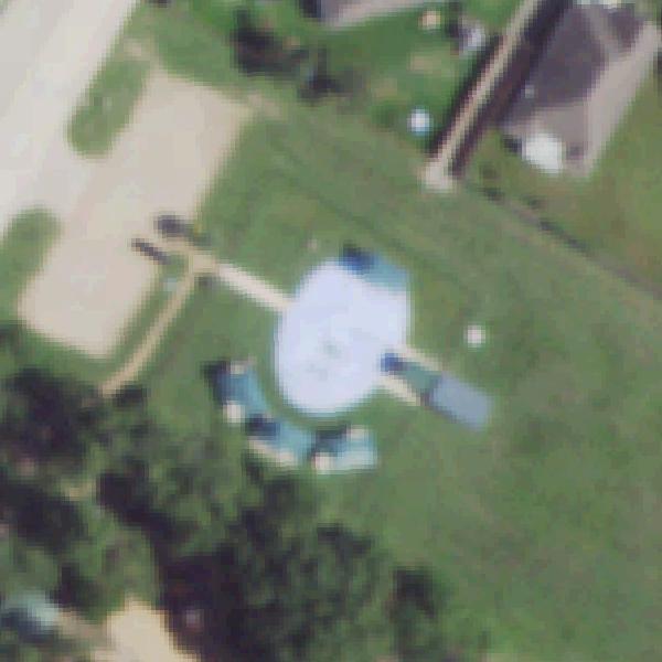 Aerial photo of Monroe Field Splash Pad