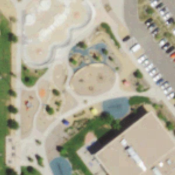 Aerial photo of Montbello Skatepark
