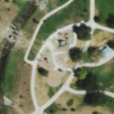 Aerial photo of Montview Park