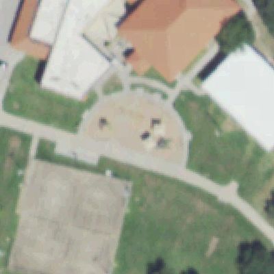 Aerial photo of Moody Park Playground