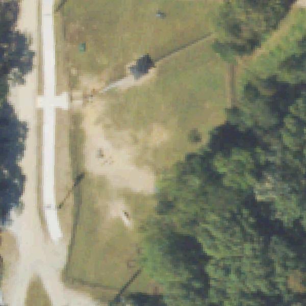Aerial view of Morgan Falls River Park / Dog Park