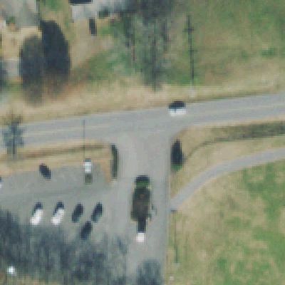 Aerial photo of Moss-Wright Park