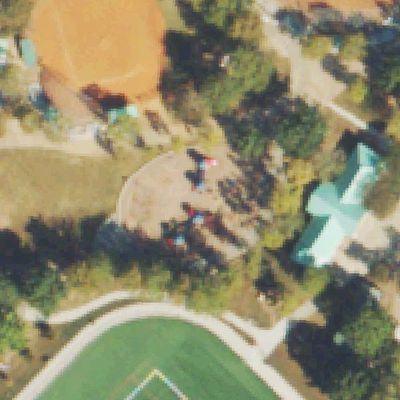 Aerial view of Mountain Park Park