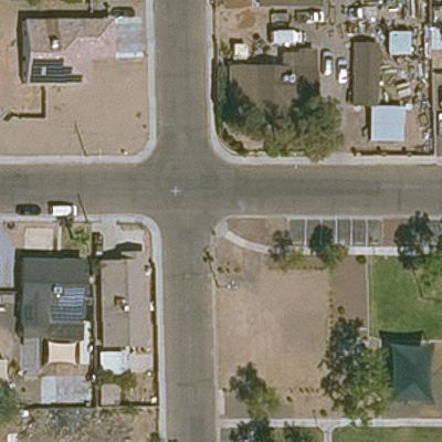 Aerial view of Mountain View Park