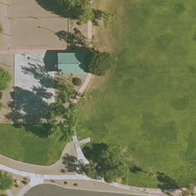 Aerial view of Mountain View Park