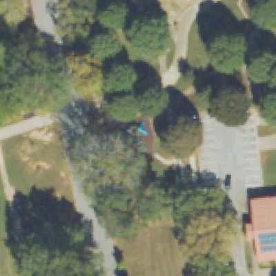 Aerial view of Mozley Park Playground