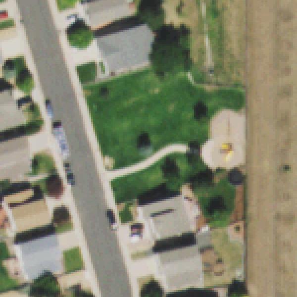 Aerial photo of Mule Deer Park