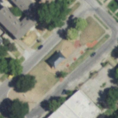 Aerial view of Munger Park