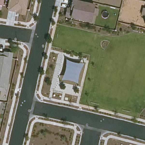 Aerial view of Music Park Playground