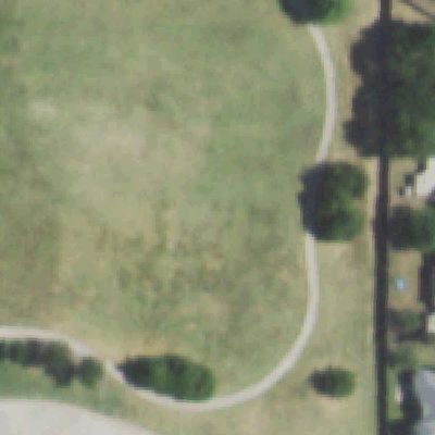 Aerial view of Mustang Park