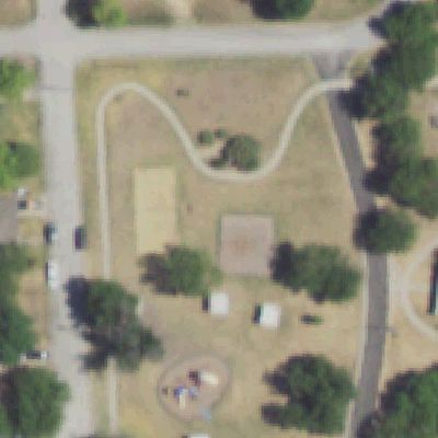 Aerial view of Mutz Memorial Park
