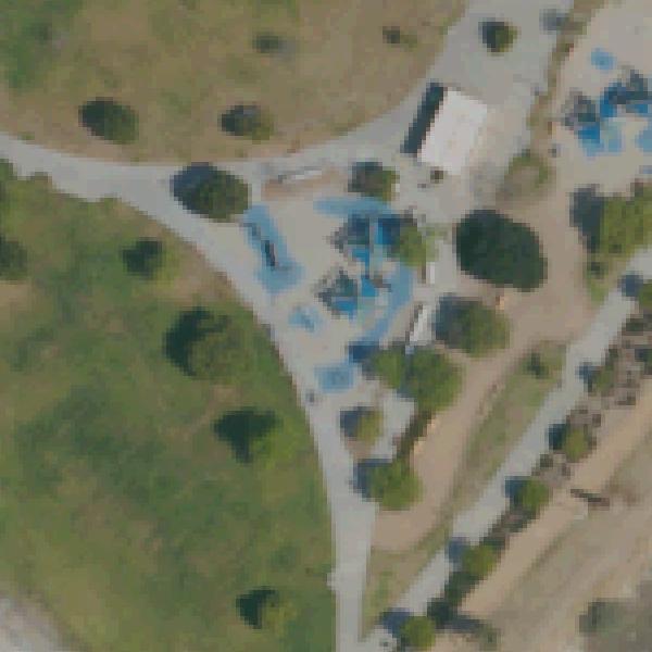 Aerial view of Naval Training Center Park