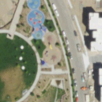 Aerial photo of Neighborhood Park Playground