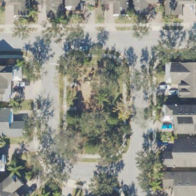 Aerial view of Neighborhood Playground