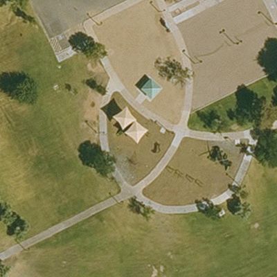 Aerial view of Nevitt Park