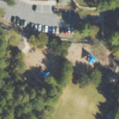 Aerial view of Newtown Park Playground