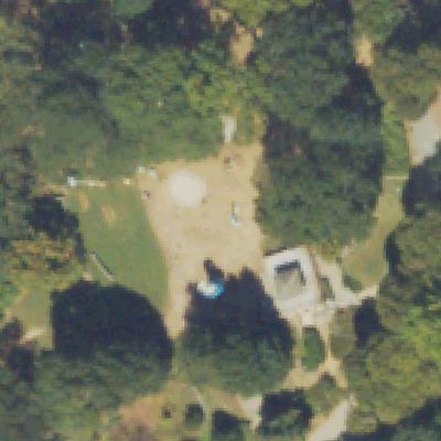 Aerial view of Noguchi Playscape