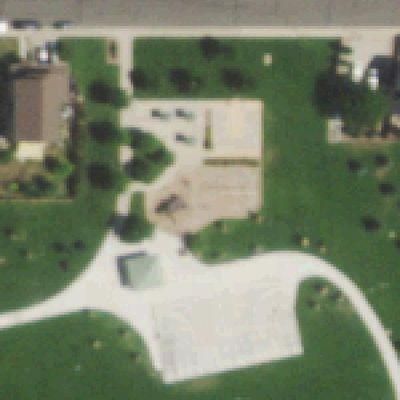 Aerial photo of North Creek Farms Park