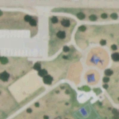 Aerial view of North Hill Park