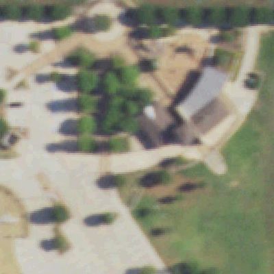 Aerial view of North Park Flag Football