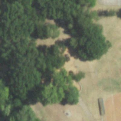Aerial view of Northaven playground